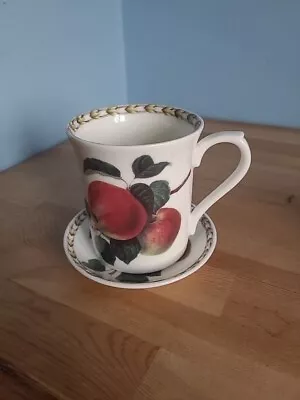 Buy Royal Horticultural Society Queen's Fine China Hookers Fruit  Apple Mug Saucer • 2£