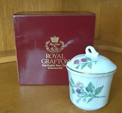 Buy Royal Grafton Marmalade Pot + Lid - Bramble Pattern Gold Gilding Fine Bone China • 7.90£