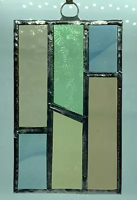 Buy F045 Stained Glass Suncatcher Hanging Panel 15cm Multi • 14.50£