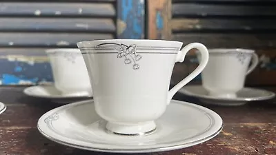 Buy Royal Doulton Andante Fine Bone China Tea Cups And Saucers • 9£