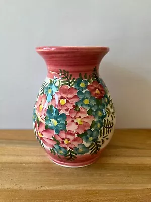 Buy Vintage Aris Rodos (Rhodes) Greek Pottery Hand Painted Vase 11.5cm • 10£