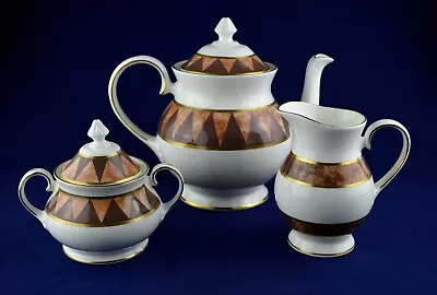 Buy MAPPIN & WEBB - Royal Grafton VENETIAN David Linley Teapot, Milk & Suagr Bowl • 49.50£