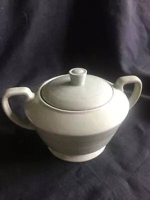 Buy Woods Ware Beryl Twin Handled Lidded Sugar Bowl      Rare And Hard To Find • 55£