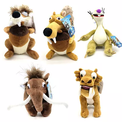 Buy Ice Age Cartoon Toys Scrat Scratte Diego Sid Manny Figure Animal Doll Kids Gift • 9.99£