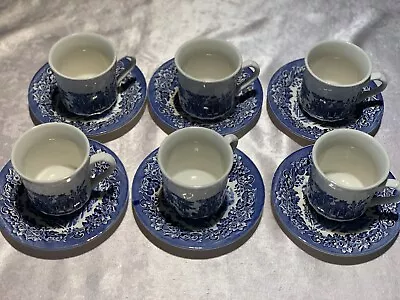 Buy English Ironstone Tableware Blue And White Tea Set • 20£