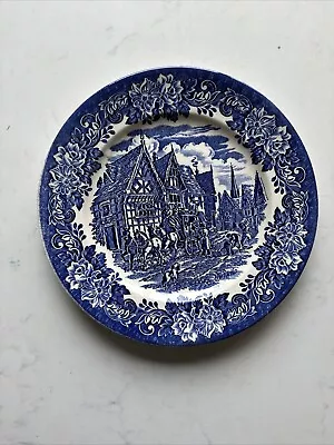 Buy Staffordshire English Ironstone Tableware Limited Blue Dinner Plate 9.5  England • 3£