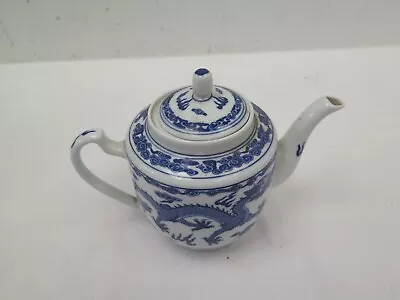 Buy Chinese Oriental Teapot Blue White Tableware Dragon Pattern • 17.99£