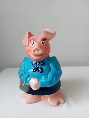 Buy NatWest Bank Wade Pig Money Box Mother Lady Hilary With Stopper • 10£