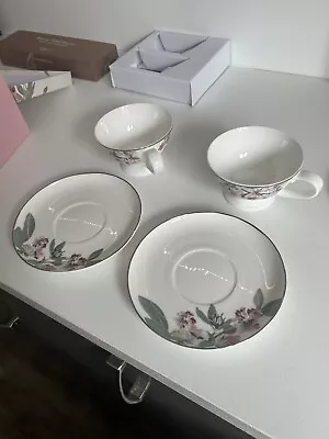 Buy Laura Ashley Set Of 2 Cup And Saucer (Adeline) • 17.99£