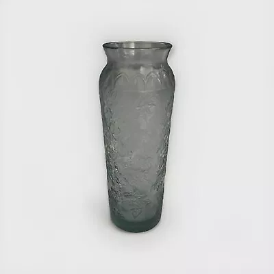 Buy Lalique Bougainvillea Pattern Crystal Vase (etched Signed) • 80£