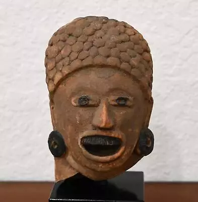 Buy Pre-Columbian Veracruz Smiling Man Figure 3rd To 7th Cent CE Comes With COA & • 390.67£