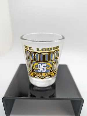 Buy St Louis Rams 1995 Inaugural Season Shot Glass Vintage Sports Nfl Team Souvenir • 9.08£