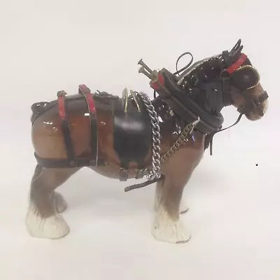 Buy Beswick Shire Horse Figurine Ceramic In VGC Collectible 8.5” Tall Vintage • 10.50£