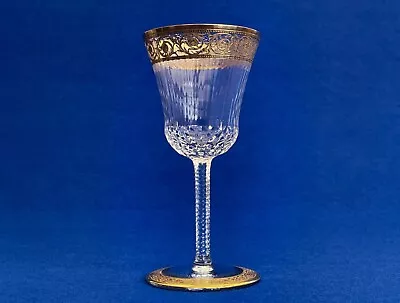 Buy Vintage St Louis Gold Thistle Crystal Claret Glass - Multiple Available • 159.99£