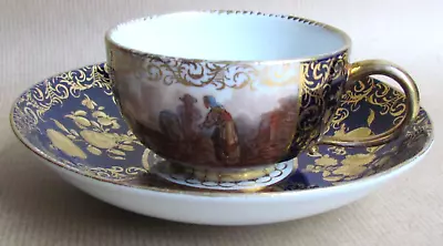 Buy Meissen Porcelain Cup And Saucer C1865 (10905) • 565£