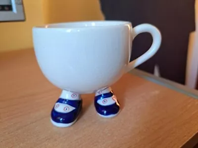 Buy Carlton Walking Ware Cup With Blue Shoes Circle & Dot  Socks • 7£