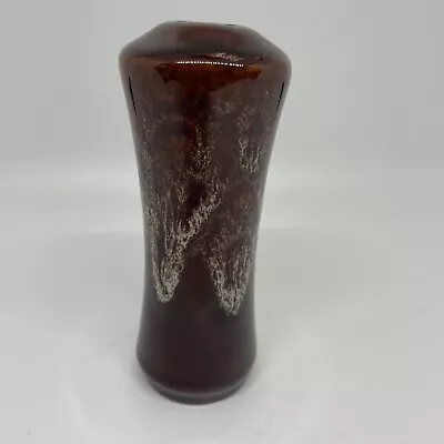 Buy Kernewek Or Fosters Pottery Cornwall - Mottled Brown Pepper Shaker With Stopper • 5.50£