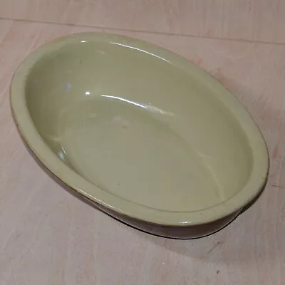 Buy Pie Dish Moira Stoneware Oval Casserole 3 Pint 1750ml 12 Inch Large Vintage • 10.50£