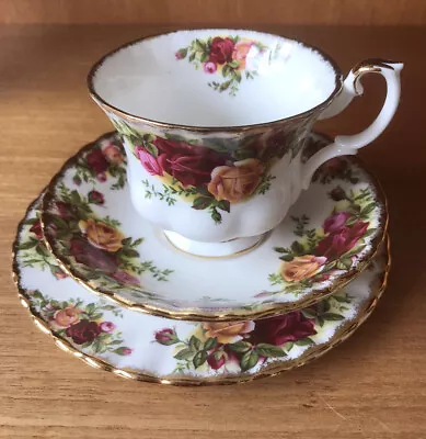 Buy Retro Royal Albert  Old Country Roses  Cup,  Saucer,  Side Plate  TRIO   VGC • 10£