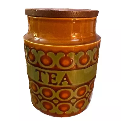 Buy Vintage Hornsea Pottery Large Bronte Tea Storage Lidded Jar Collectable Prop • 22.49£