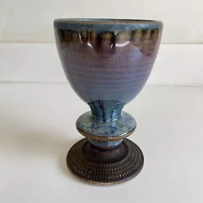 Buy Lyre Pottery Martin Branch Vintage Goblet  Eire Irish Studio Pottery • 12£