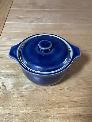 Buy Denby Bourne - Cottage Blue - Vintage Stoneware Tableware, Midnight Blue - 8J6A • 4.50£