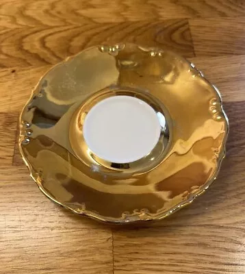 Buy Schlottenhof Bavaria Gold Saucer 11.5cm Diameter / Tea Set Replacement • 3.50£