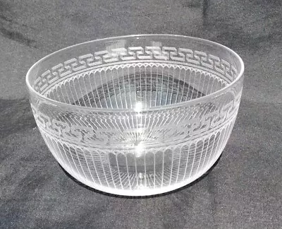 Buy Vintage Thomas Webb Crystal Cut Glass Art Deco Style Design Bowl • 10£
