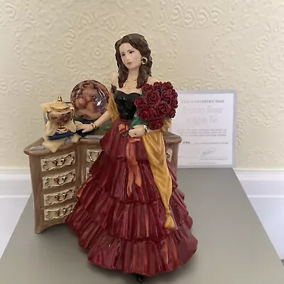 Buy Rare Royal Worcester Anniversary Bouquet At Appleby Fair Figurine Box / Cert • 750£