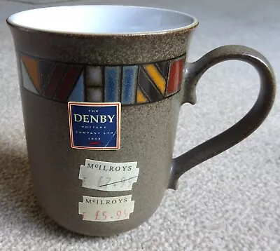 Buy Vintage NOS Discontinued DENBY 4  Straight Sided Mug MARRAKESH Pattern Old Stock • 20£