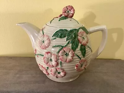 Buy Vintage Art Deco Era MALING POTTERY Lustre APPLE BLOSSOM 6584 1.5pint TEAPOT 30s • 22£