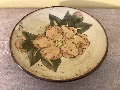 Buy Vintage CHELSEA STUDIO POTTERY Handpainted FLORAL Small Footed DISPLAY DISH Impf • 6£