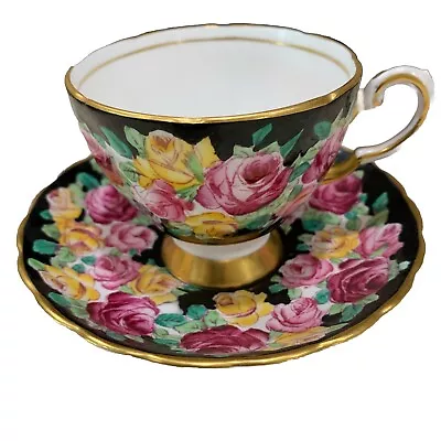 Buy Vintage Tuscan Tea Cup & Saucer Set Fine C9384 Bone China Made In England • 15.52£