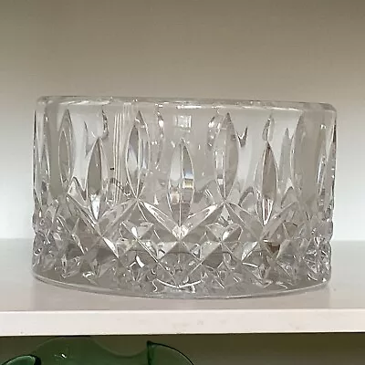 Buy Rare Waterford Crystal Lismore Wine Bottle Coaster Holder Cut Glass Bowl • 26.99£