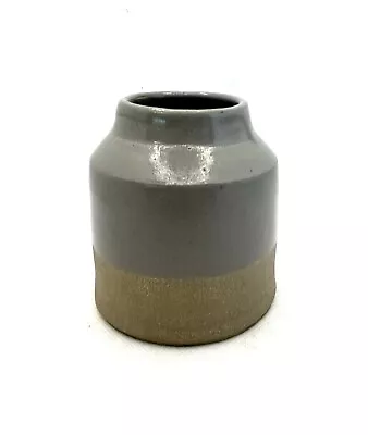 Buy Vitrifiedstudio Portland Oregon Hand Made Pottery Grey Urn Pot Planter Vase • 45.66£