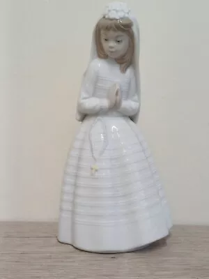 Buy Lladro Nao Girl First Holy Communion - 9 Inch - Model 0236 - Perfect - Retired  • 40£