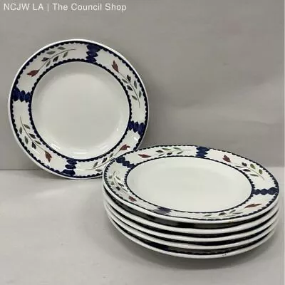 Buy Lot Of (6) 6  Adams Lancaster English Ironstone Bread And Butter Plates • 26.09£
