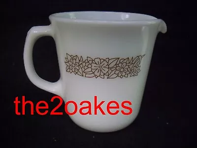 Buy Corelle PYREX WOODLAND BROWN  8oz Cream Pitcher 3  Creamer • 13.97£