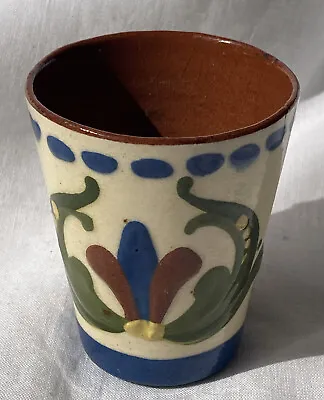 Buy Vintage Long Park Pottery Torquay Mottoware Miniature Flower Pot • 10£