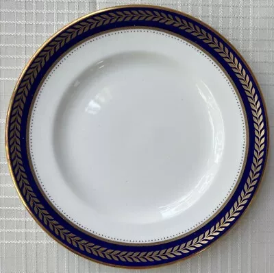 Buy Coalport Blue Wheat Bread Plate Bone China England • 8.34£