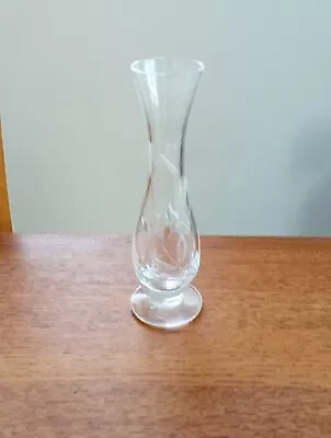 Buy Royal Doulton Lead Crystal Cut Glass Vase 15cm High • 5.50£