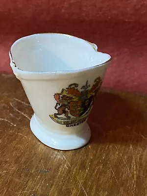 Buy Crested Ware Coal Bucket Scuttle Chester Crest Arcadian China • 3.99£