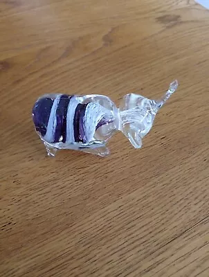 Buy Small Glass Elephant Hand Blown Made By Alum Bay Isle Of Wight Glass Artisans  • 11£