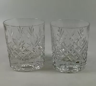 Buy ROYAL DOULTON CUT LEAD CRYSTAL WHISKY GLASSES SET OF 2 Sh2 • 17.99£