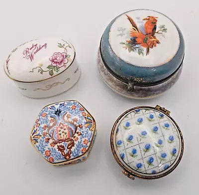 Buy China Trinket Boxes, Crown Staffordshire, William Morris, Delprado, Edwardian • 4.99£