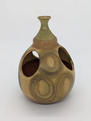 Buy Vintage Alvingham Pottery Potpourri Vase. Pru Green Interest • 23£