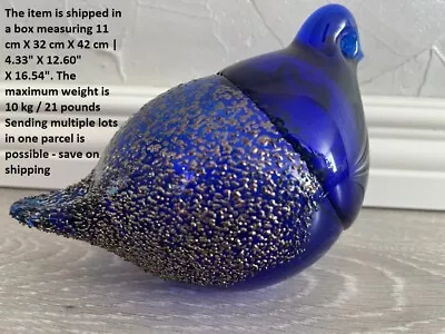 Buy Vintage Finnish Glass Bird • 29.82£