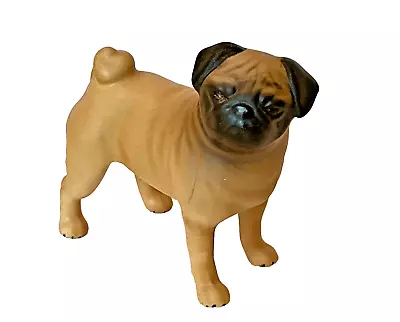 Buy Vintage Beswick Hand Painted Standing Pug Dog With Matt Finish • 5.99£