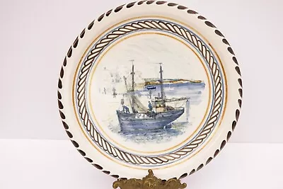 Buy Rye Pottery Plate, Harbour Scene • 23£