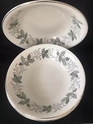 Buy Royal Tuscan Bone China Porcelain Rondeley - Silver Edge  Bowls  X 4 • 10£